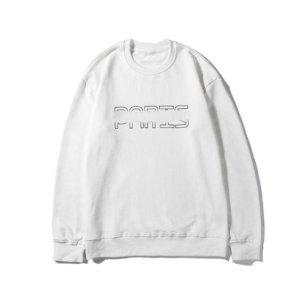 

designer sweater for men long sleeve pullover with brand letter print crew neck spring autumn luxury hoodie asian size m-xxl, Black