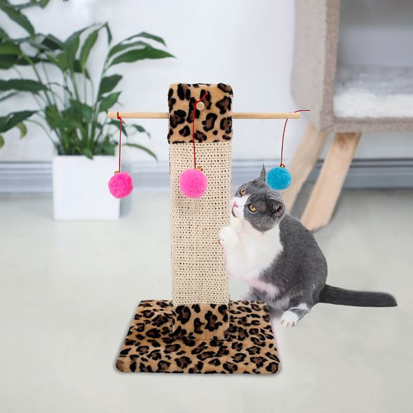 

5set M34 20" Stable Cute Sisal Cat Climb Holder Cat Tower Leopard Print
