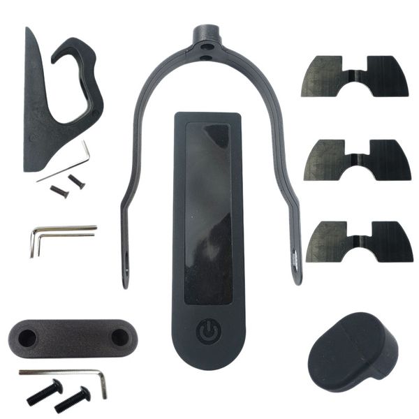 

for m365 pro accessories set 6pcs/set for electric scooter rear fender wing mudguard absorption accessories, black