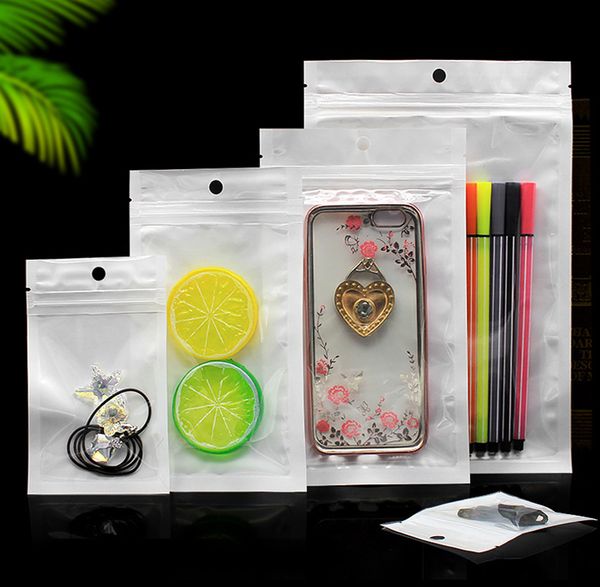 

multiple sizes small zip lock plastic bags reclosable transparent storage beads jewelry bag christmas candy snack bags