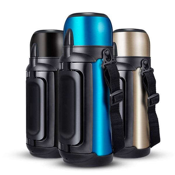 

2l large capacity stainless steel thermos outdoor travel sports personality water cup portable insulation vacuum cup red other dinnerwar