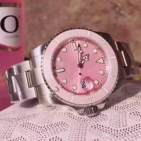 Relógio fashion automático movimento mecânico pulseira relógios de diamante femininos masculinos relógios de pulso