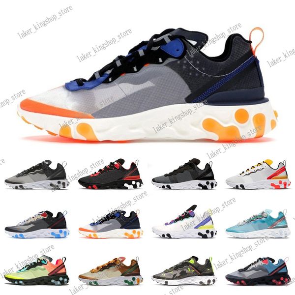 

2020 react element 87 55 кроссовки для мужчин и женщин light bone triple black bred hyper pink мужские кроссовки спортивные кроссовки runner