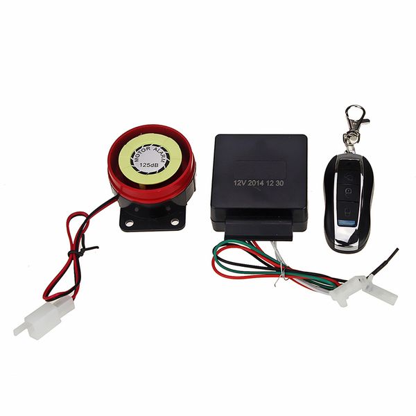 

universal motorcycle remote alarm dc 12v motorbike vibration alarms for scooter 1 way wireless alarma anti-theft security system