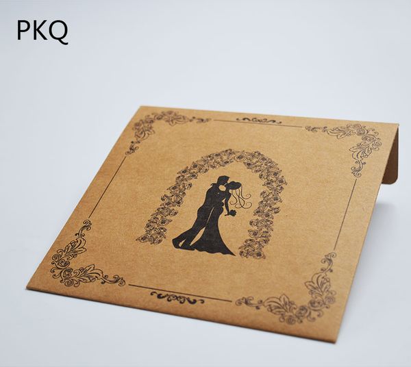 

30pcs brown kraft paper envelope wedding party cd/dvd packaging bag wedding kraft envelope vintage p gift bag 12.8x12.8cm