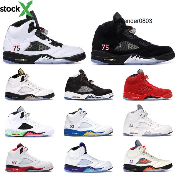 

new basketball shoes psg white laney white ice blue michigan 6 desert camo 5 5s sport sneaker trainers size 7-13, Black