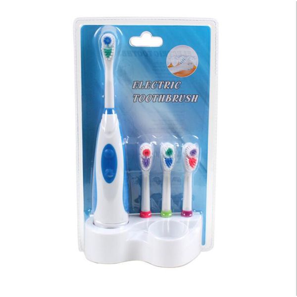 

rotation electric toothbrush rechargeable teeth home oral care device whitening tooth brush battery type with 4 brush head