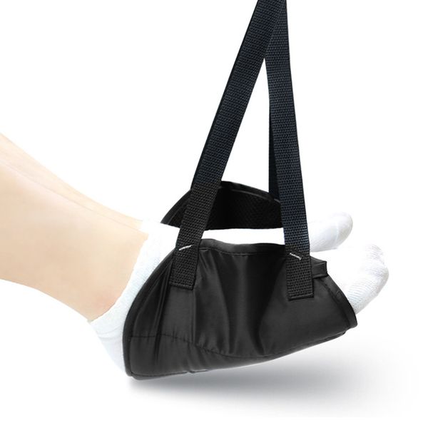 

portable chair office home desk foot hammock travel airplane outdoor indoor black feet hommock for foot rest