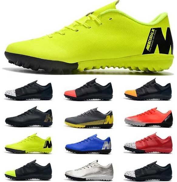 

2019 new mens soccer cleats ronaldo neymar vapors x 12 club tf soccer shoes outdoor football boots tacos de futbol