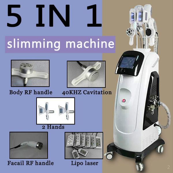 

2020new cryolipolysis machines fat ing lipo laser cavitation rf body slimming cryo lipolysis weight loss machines
