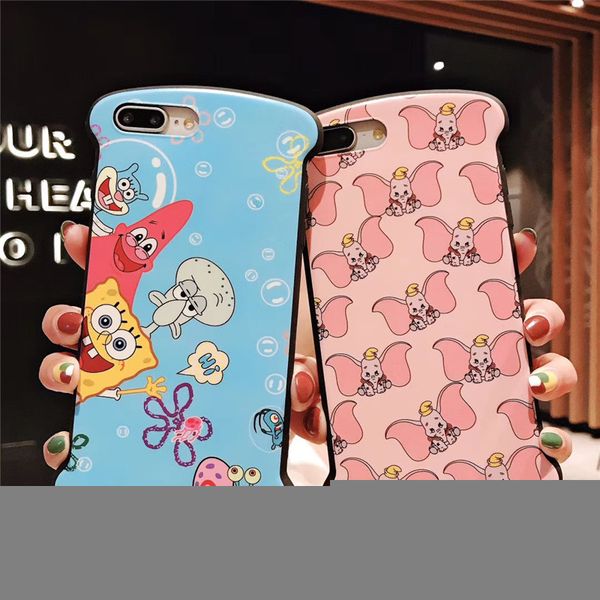 

one piece luxury phone case for iphone 6s 7 8p x xs xr fashion cartoon characters new designer phone case back cover