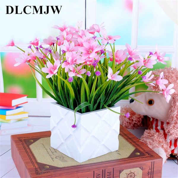 

wholesale artificial plant plastic grass decorative plant fake artificial grass for party garden deskdecor arificial