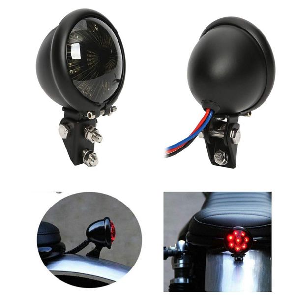 

motorcycles brake tail light led brake slights integrated taillight bates for chopper bobber atvs dirt bike cafe race