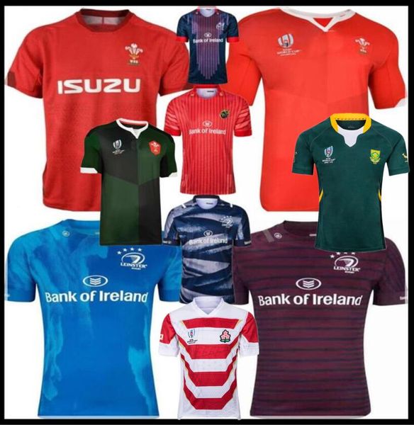 

2019 japan world cup wales rugby jerseys shirt munster city rugby jerseys new zealand leinster alternate shirt scotland south africa, Black;gray