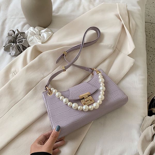 

женщин сумка женский кошелек на ремне сумки крокодил шаблон с pearls повседневный elagent дизайнер сумки женский губная помада totes сумка