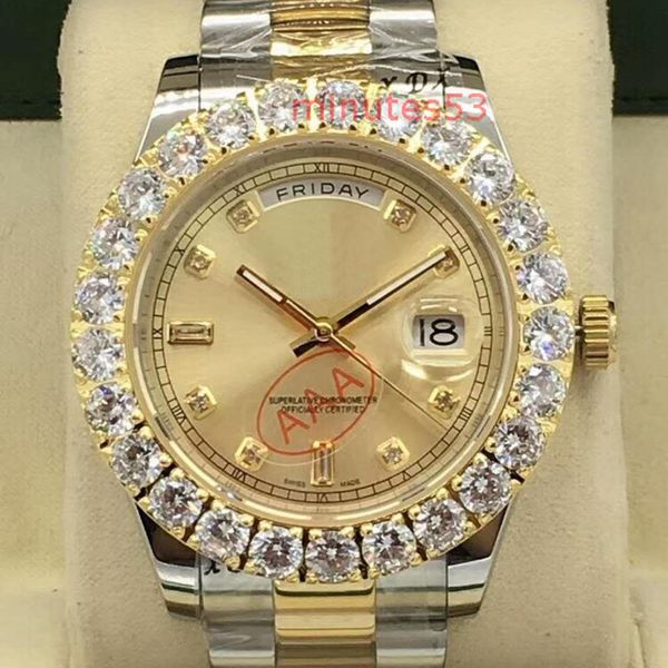 

watch womens diamond watch 40mm watches wristwatches casual fashion mechanical automatic women women gold day steel stainless tkobx, Slivery;brown