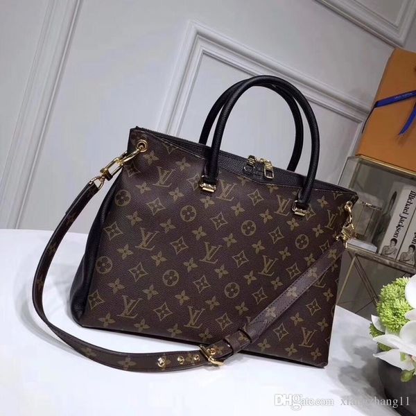 

shoulder women b bags women chain bags crossbody bag fashion leather handbags female purse bag 2019 size:34*25*13cm m42811