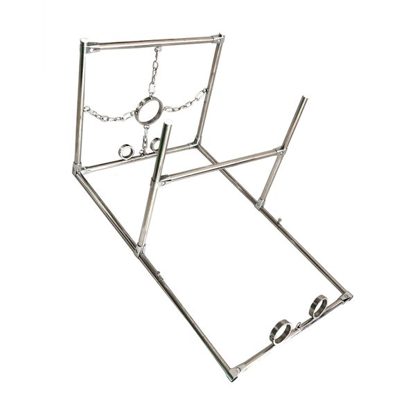 

stainless steel rod dog with women device training for sm and cuffs collar anklet portable toys furniture bondage men harness body rjwp