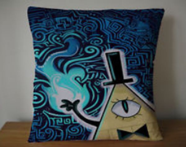 

gravity falls bill cipher yellow collage pillow case cushion zippered cover decorative throw pillow cases