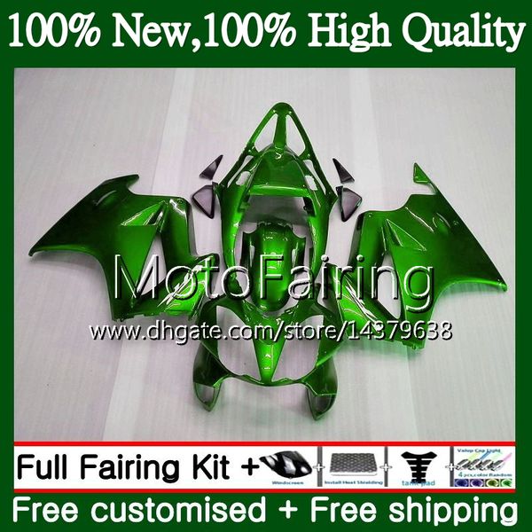 

body for honda glossy green interceptor vfr800r vfr800rr 98 99 00 01 68mf15 vfr800 vfr 800rr 800 rr 1998 1999 2000 2001 fairing bodywork