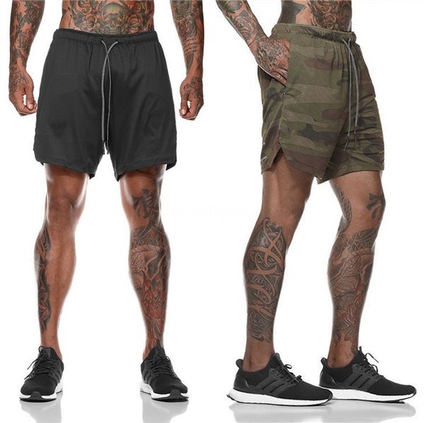 

summer shorts men fashion brand boardshorts breathable male casual shorts comfortable plus size fitness mens bodybuilding #537, White;black