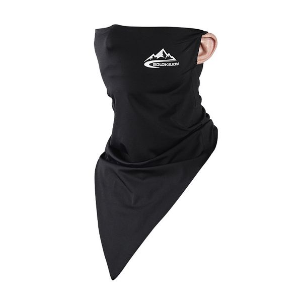 

summer cycling face mask scarf anti-sweat breathable headwear running cycling caps bicycle bandana sports bike mask, Black