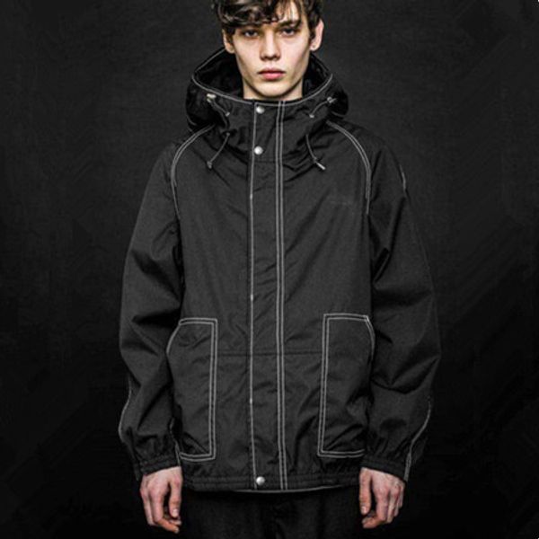 

новый бренд конструктора mens женщин с длинным рукавом природные цвета мода ветровка спорт куртка камуфляж отпечатано куртка ветровка qsl198, Black;brown