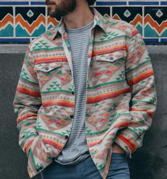 

pattern vintage shirts mens single breasted colorful long sleeve casual shirts designer mens shirts fashion classical, White;black