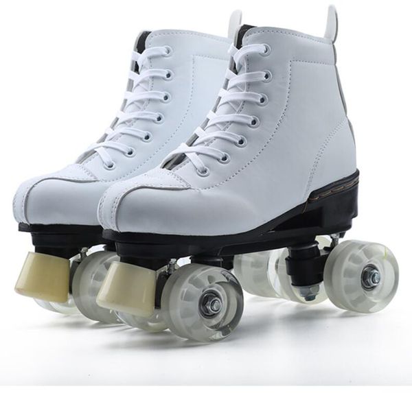 

skates double-row skates children's four-wheel shoes for men and women outdoor beginner shoes