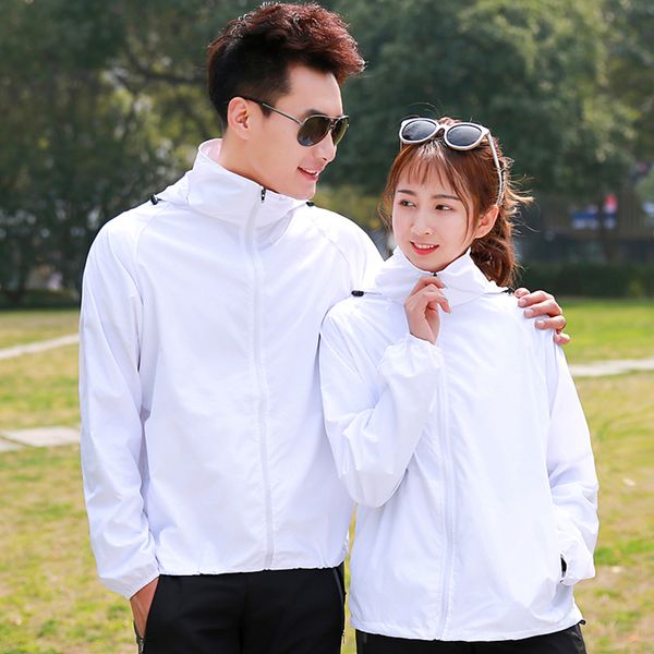 

мужчины и женщины весна лето защита вс умный кондиционер костюм три скорости ветровка комплект usb с вентилятором, Black;brown