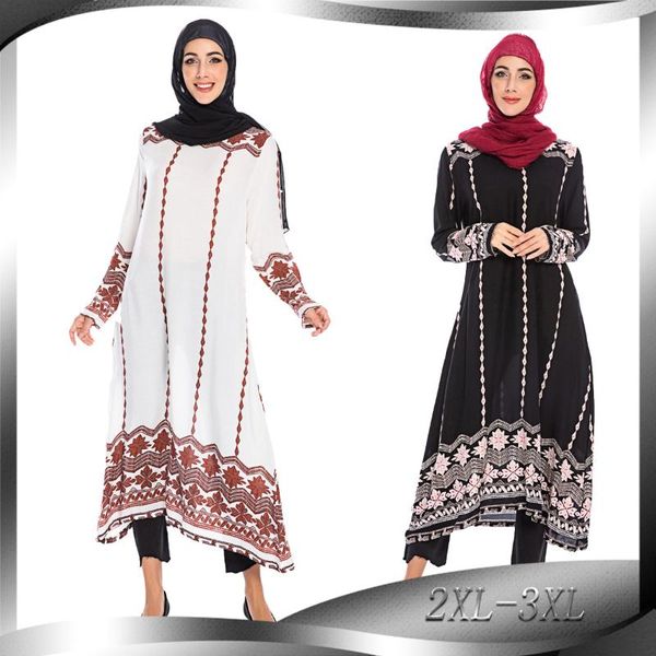 

islamic clothing muslim hijab dress abayas for women jilbab print party vestidos plus size moroccan kaftan jubah robe abaya arab, Red