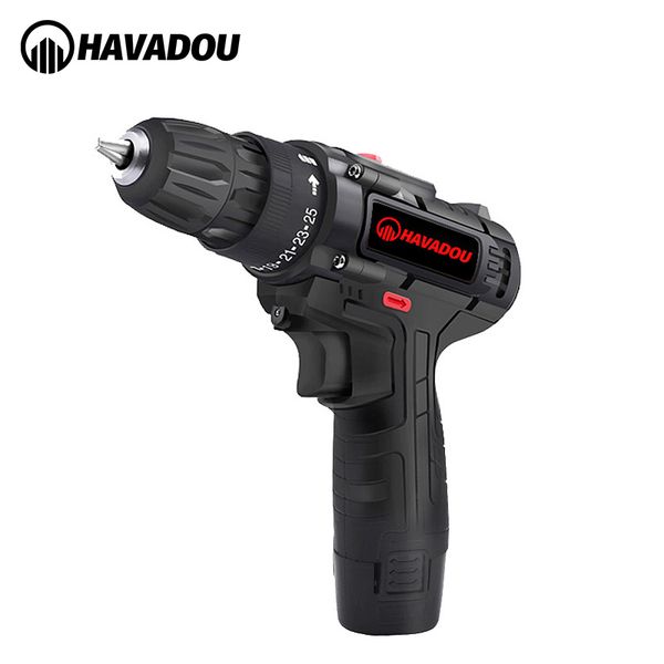

havadou torque cordless impact electric drill screwdriver 12v 2 speed mini power driver