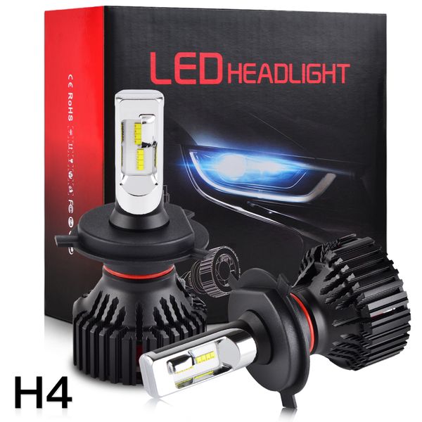 

nicecnc 2pcs led headlight h4 9003 hb2 hi-low beam led bulb lamp for yamaha xv250 v-star xv535 virago xvs1100 xvs1300 xvs650