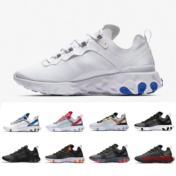

game royal solar red react element 55 total orange men running shoes for women designer sports mens women trainer 55s sneakers 36-45