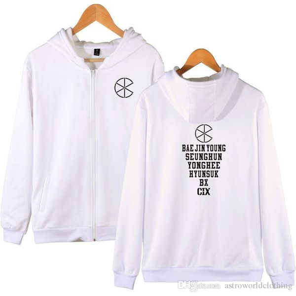 

cix cardigan mens hoodies letters printed long sleeve hooded colorful couples sweatshirts fashion luxury male apparel, Black