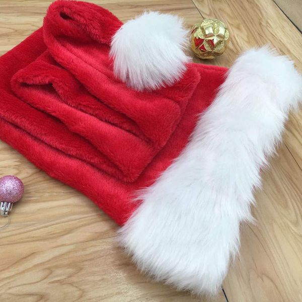 

new 5 feet long christmas santa hat,overlength plush christmas santa claus xmas long-tail cap hat
