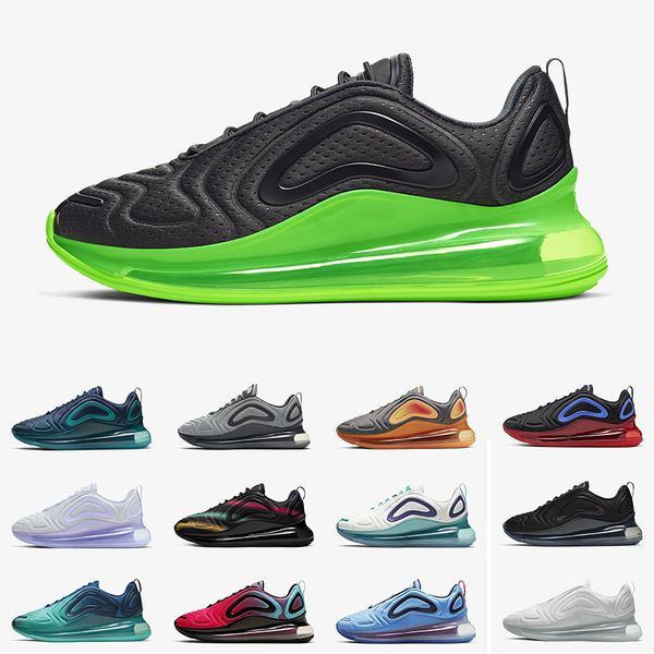 

new 720 electric green men women running shoes fashion triple black white university red platinum designer trainers sports sneakers us5.5-11