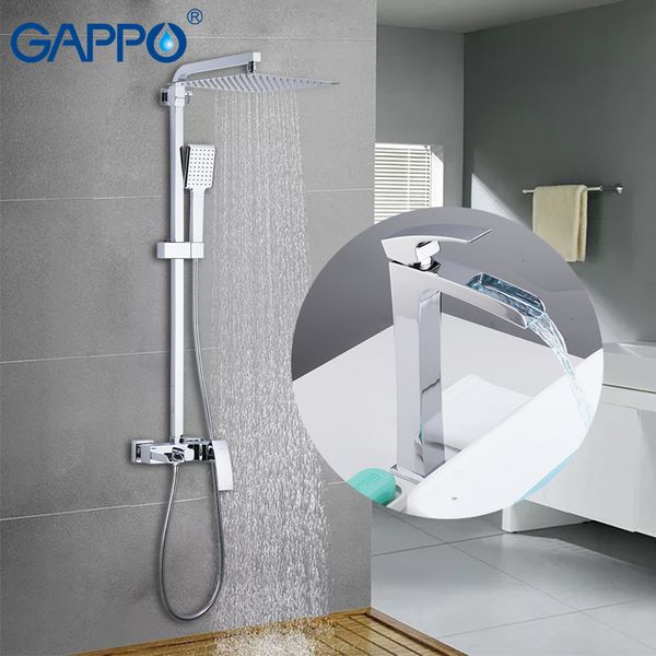 

gappo bathtub faucets shower basin tap chrome brass wall mounted shower sets deck mounted basin sink faucet for bathroom
