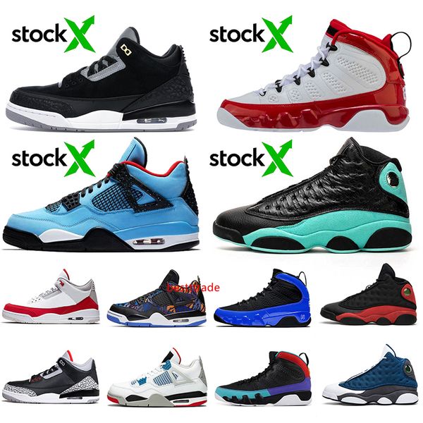 

stock x jumpman mens basketball shoes tinker black cement 3s travis scott 4s gym red 9s island green 13s chicago mens trainers sneakers