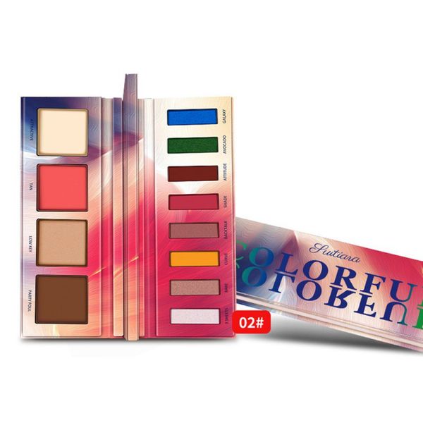 

shimmer eyeshadow palette long-lasting waterproof smudge-proof easy to color matte glitter eye shadow