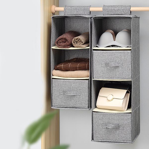 

household creative hanging organizer drawer box holder cloth underwear bra woman towels storage supplies wardrobe closet case