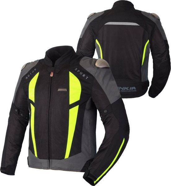 

benkia motorcycle jacket men windproof breathable mesh moto jacket street cruiser riding clothing textile motorbike armor