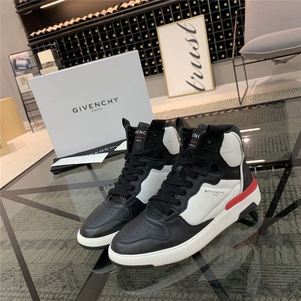 

platform fashion men's shoes luxury classic vintage wild spring men's shoes popular high-shoes, white casual sneakers 02, Black