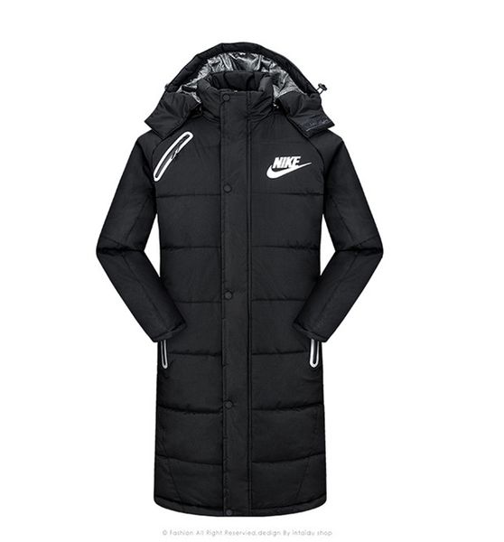 

новй мђжин вниз лопок зима кђѬка nιke  длиннм Ѭђкавом  капоном маѬка ол, Black