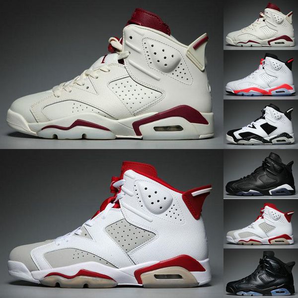 

shoes 6 men basketball shoes carmine infrared sports blue olympic black cat angry bull 6s air retro jordan 11 boots