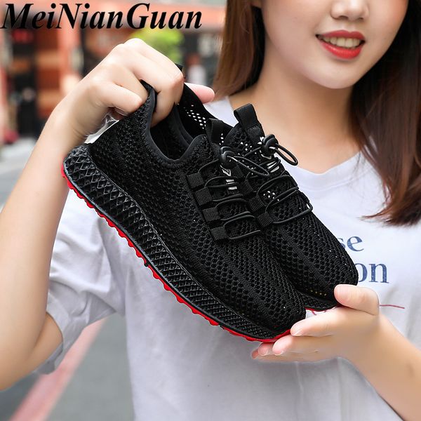 

light weight sneakers men flying weaving sport shoes for man lace up running shoes male training footwear popular mans i6