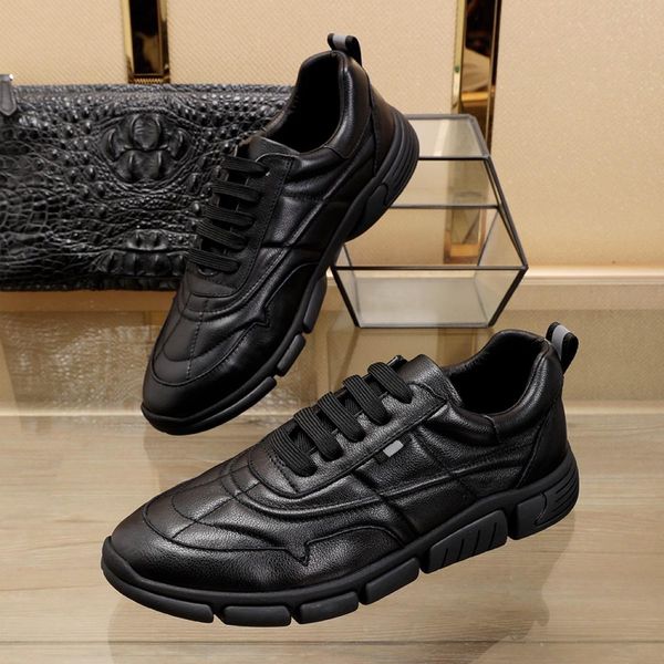 

2019 lace-up fashionable sneaker women sneaker casual fashion lace-up thick bottom sports low-outdoor jogging shoes, Black