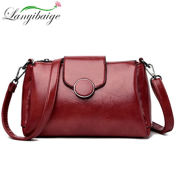 

women's shoulder bag oil wax leather crossbody bags for women handbags ladys hand bags crossbody bag sac a main