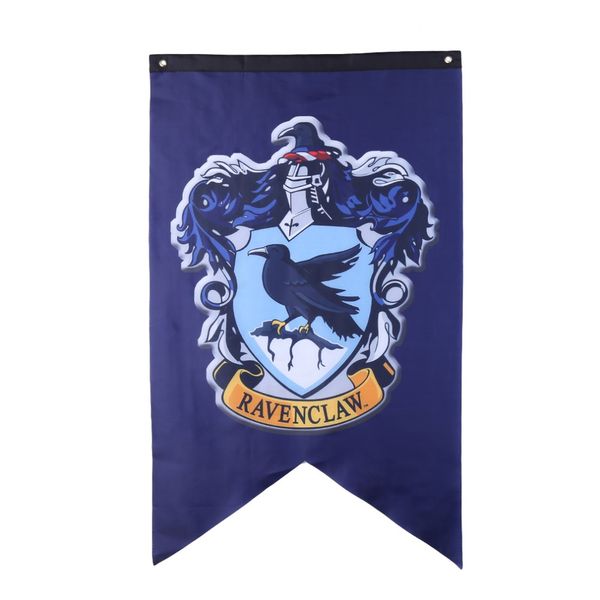 

banners gryffindor slytherin hufflerpuff ravenclaw college flag party supplies home decoration boys girls kids gift