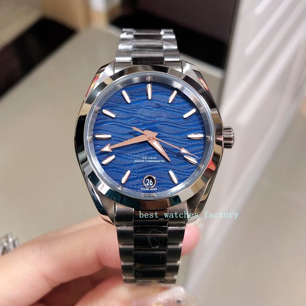 

6 цветов vs первых дам механические часы-34мм-cal.8800 дайвер 150m сапфировое автоматический хронограф точности морской керамический безель, Slivery;brown